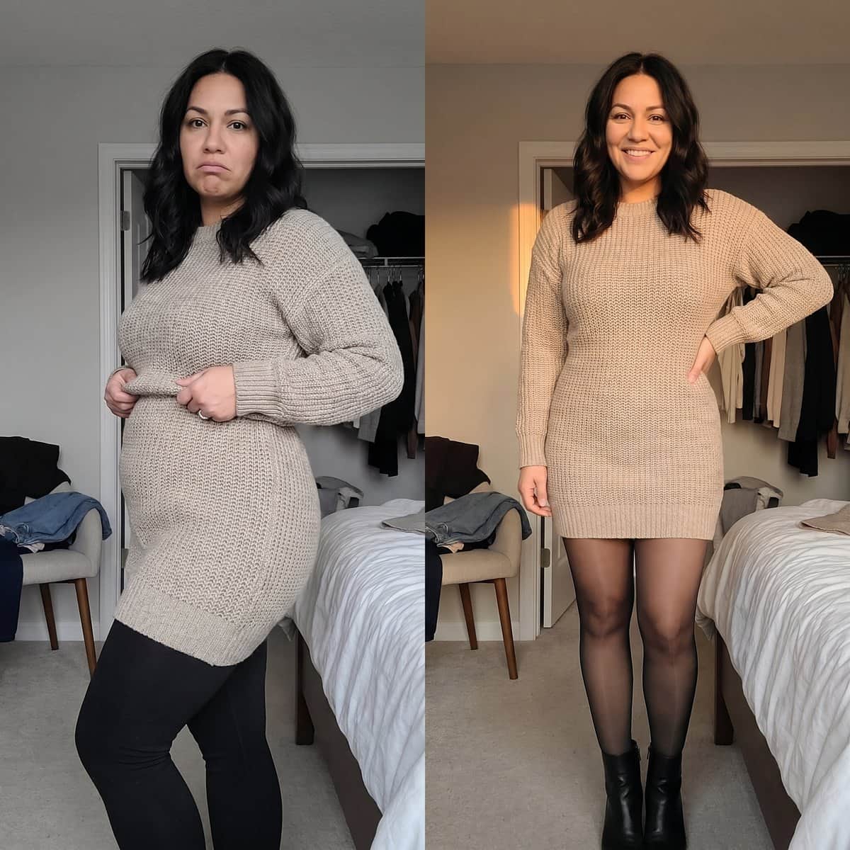 Look a Full Dress Size Slimmer, Instantly