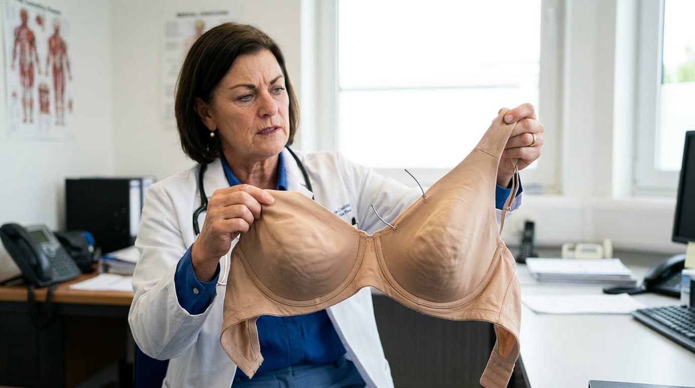 A Doctor Says That Red Groove Under Your Bust Isn't Normal. It's A Steel Wire Pressing Into Your Ribs Every Single Day.