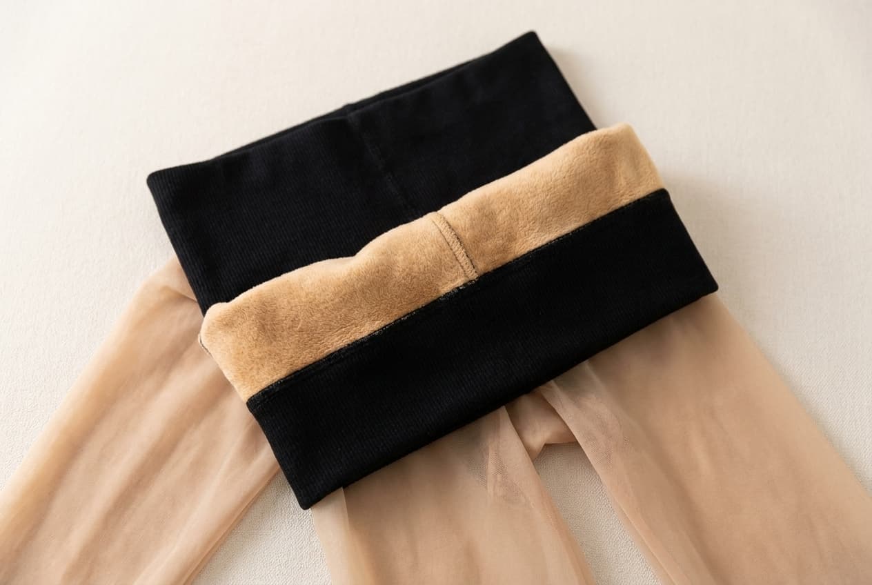 Inside the Fake-Sheer Tights That Hide Real Fleece