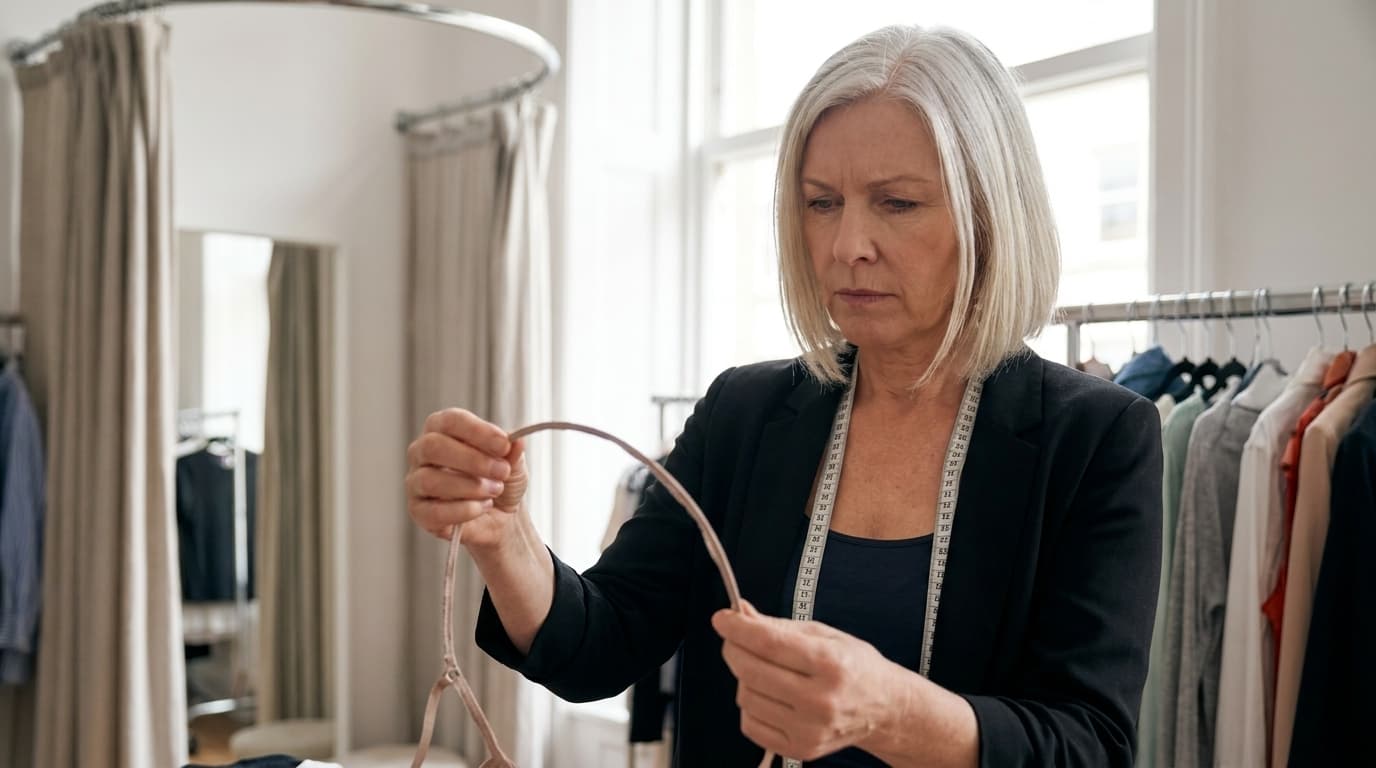 Your bra probably isn't the wrong size. The real problem is the tight band around your ribs doing all the lifting.