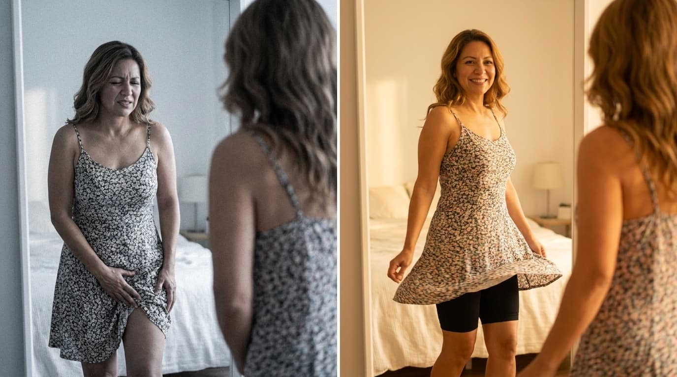 She Ended Thigh Chafing in 10 Seconds and Wore Dresses All Summer Without Powder