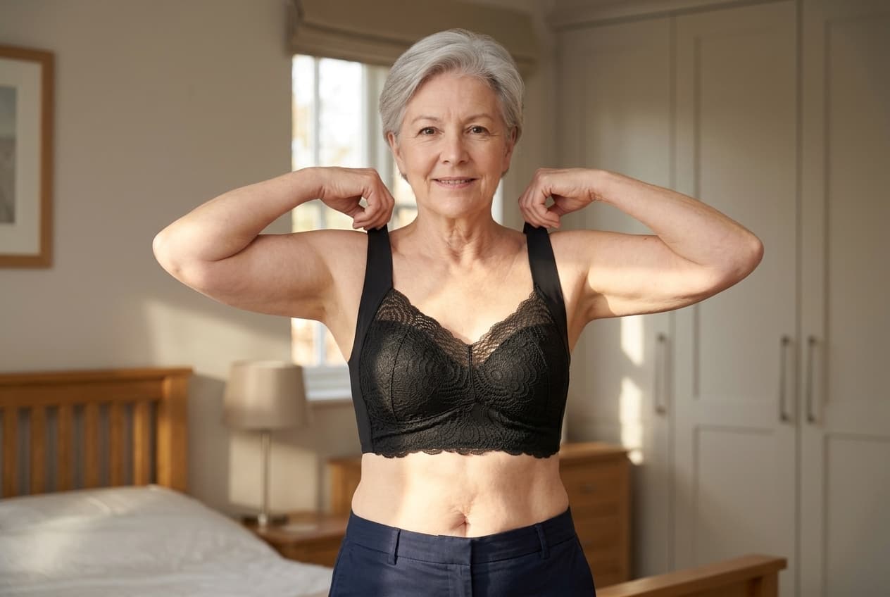 Meet the ShapeChic Original Bra: on over your head in one go