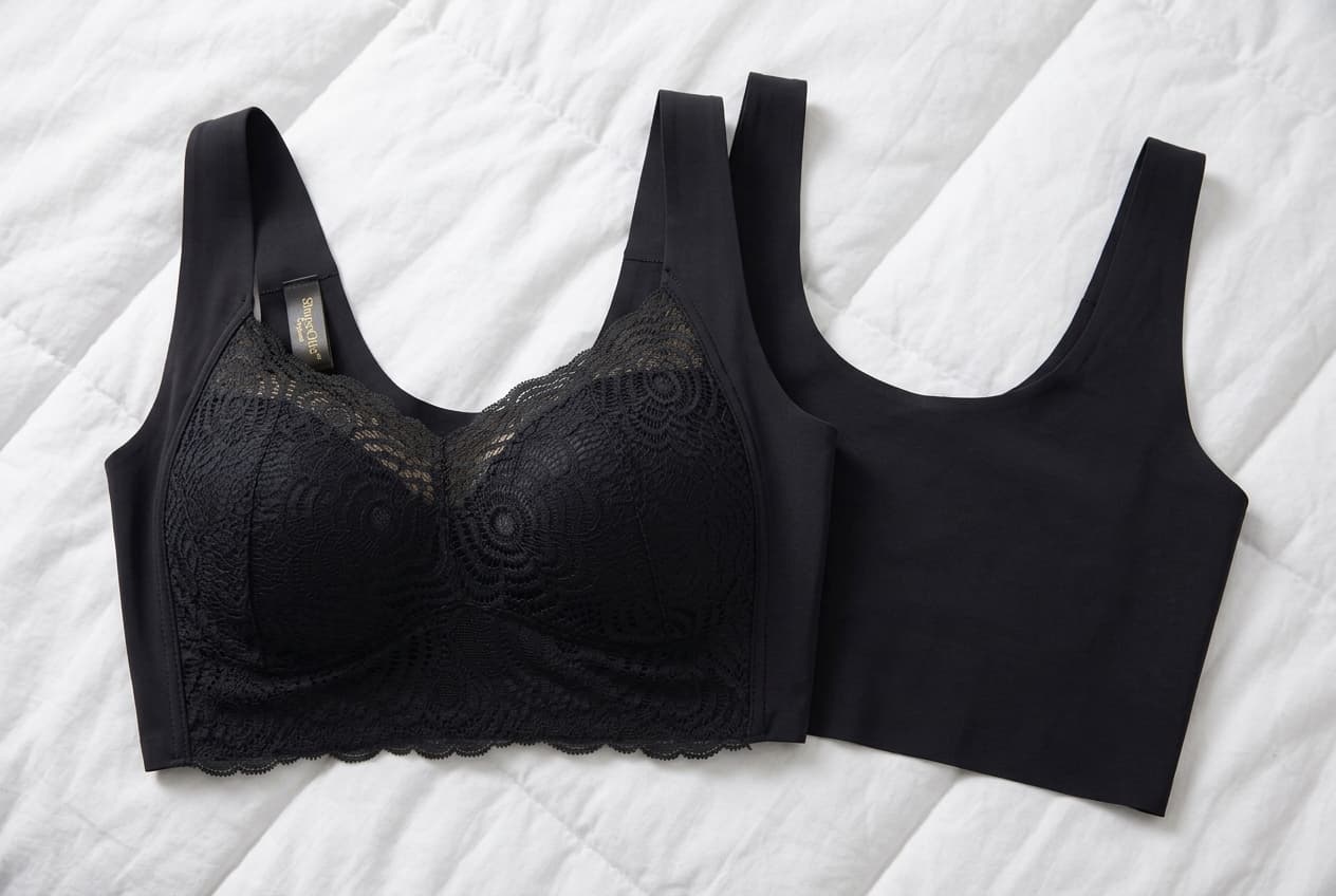 The hidden cause: compression pushes your bust down and sideways