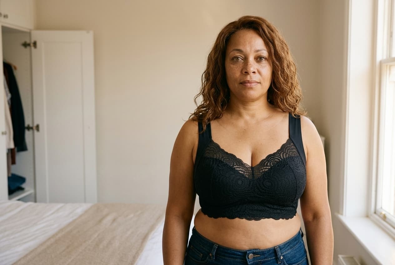 Meet the lace bra that pulls on like a vest