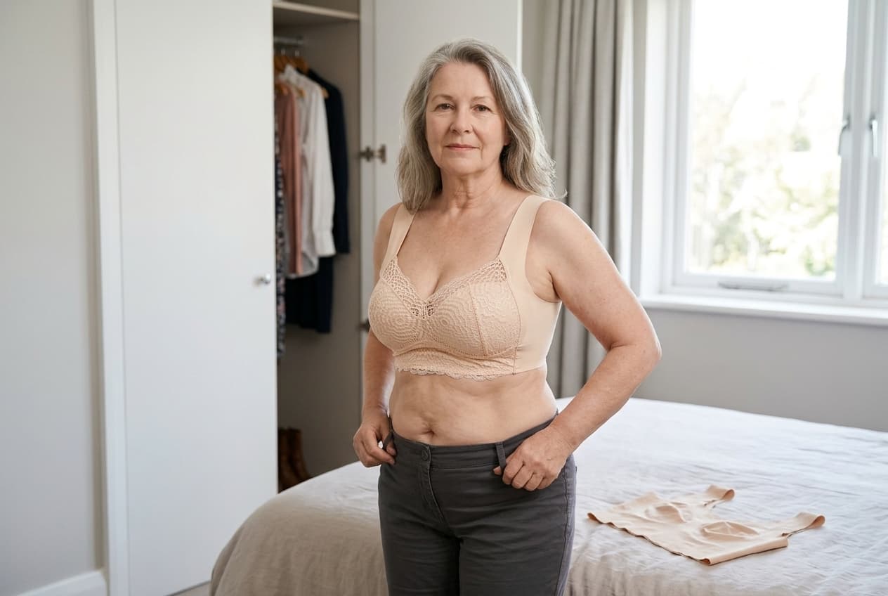 ShapeChic: one wide back panel, no hooks, no hinge