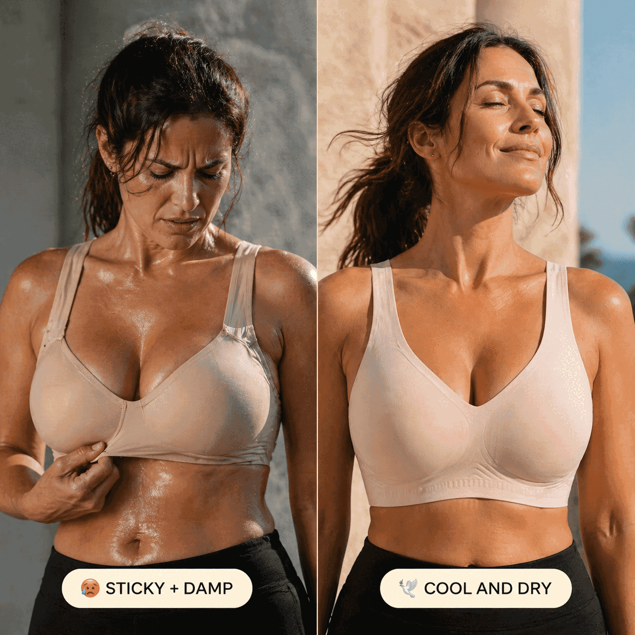 Cool, Breathable Mesh — Zero Sticky Sweat
