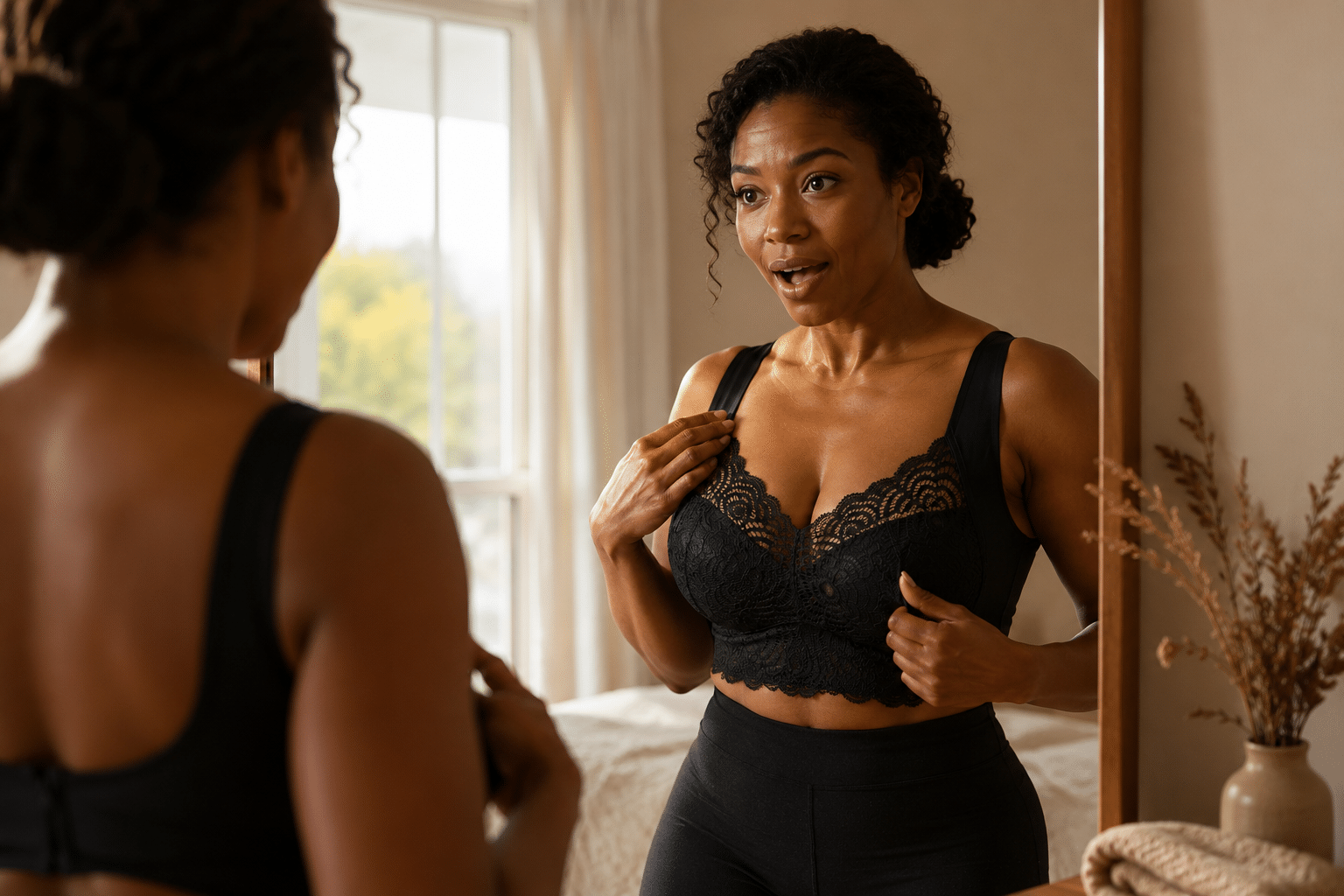 Two Dress Sizes, 40 Seconds, Same Body